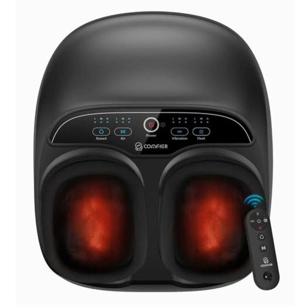 Comfier CF-5310-WM Shiatsu Foot Massager Heat Compression Vibration Remote NIB